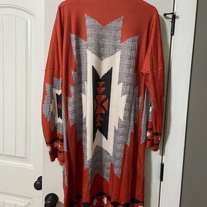 Aztec duster/cardigan - never worn